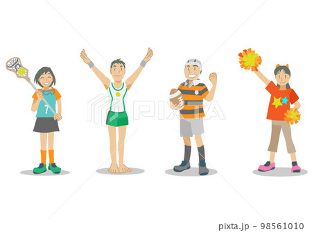 運動部に所属する学生たち 98561010