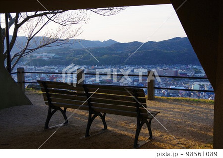 兵庫県　洲本城からの景色 98561089