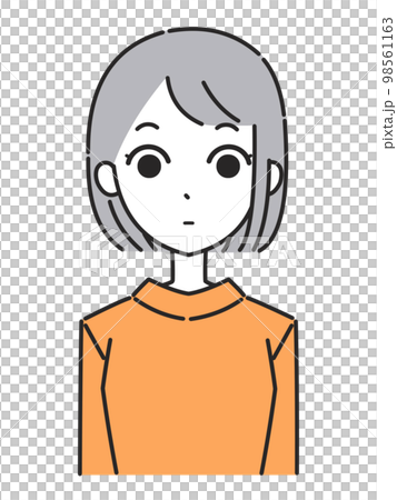 女性の表情 アイコン 目が点 女性の表情 アイコン 目が点 98561163