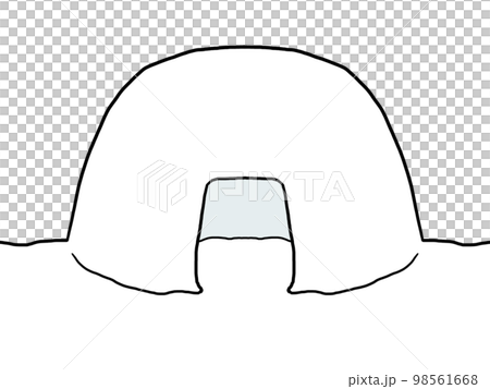 Kamakura illustration (no night sky background) 98561668