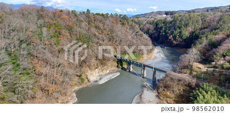 そらさんぽ天龍峡から見る風景　長野県 98562010