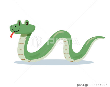 snake cartoon character vector illustration 98563007