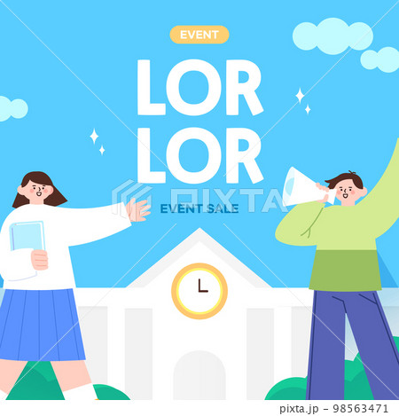 イラスト デザイン ソース 98563471