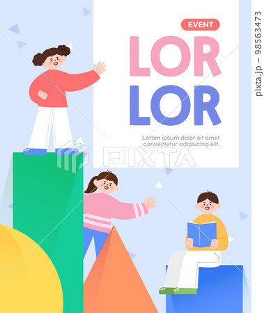 イラスト デザイン ソース 98563473