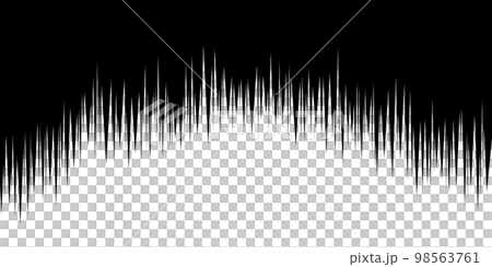 悲しい、暗い、落ち込んだ時の心情を表す背景のイラスト素材 [98563761