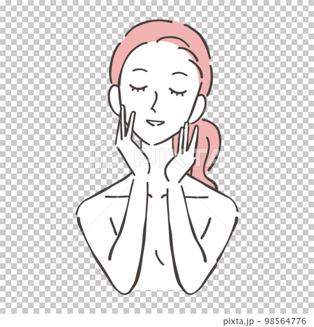 Women's skin care smile Women's skin care smile 98564776