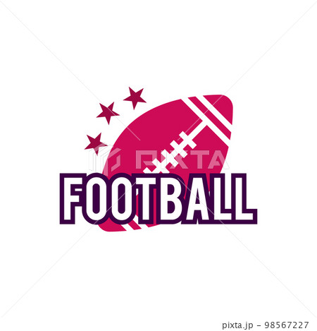 American football clipart vector design