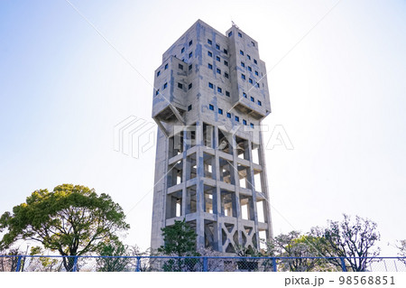 国の重要文化財に選定される旧志免鉱業所竪坑櫓(福岡県志免町) 国の重要文化財に選定される旧志免鉱業所竪坑櫓(福岡県志免町) 98568851