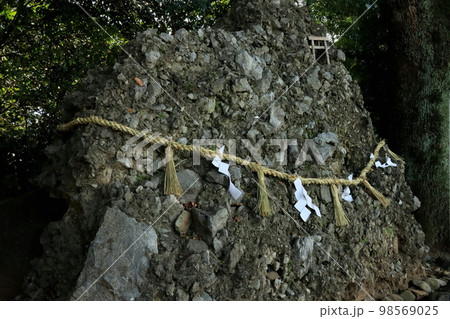 三河國一之宮「砥鹿神社」のさざれ石 98569025