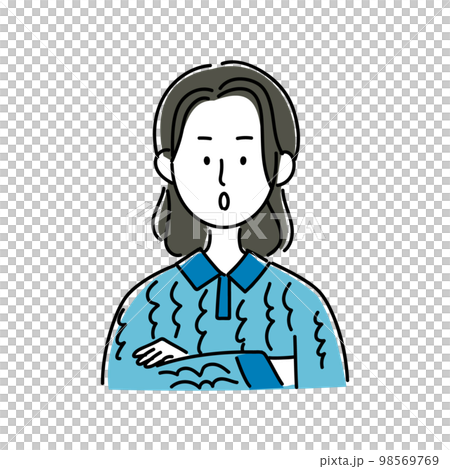 一個身穿襯衫、雙臂交叉將黑頭髮束成半束的男人的圖標 一個身穿襯衫、雙臂交叉將黑頭髮束成半束的男人的圖標 98569769