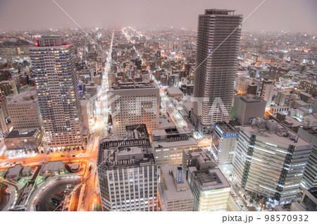 北海道 札幌 夜景 素材 北海道 札幌 夜景 素材 98570932