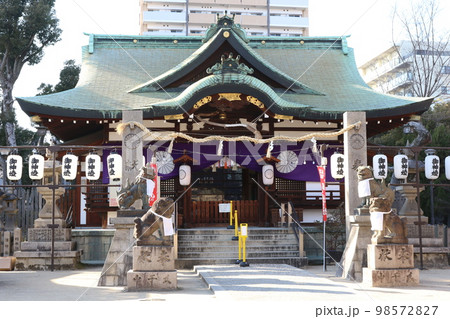 大阪市鶴見区にある「阿遅速雄神社」 98572827