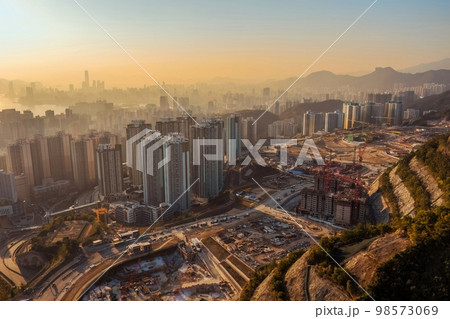 view of Development at Anderson Road, hong kong 18 Jan 2023 view of Development at Anderson Road, hong kong 18 Jan 2023 98573069