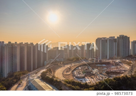 view of Development at Anderson Road, hong kong 18 Jan 2023 view of Development at Anderson Road, hong kong 18 Jan 2023 98573073