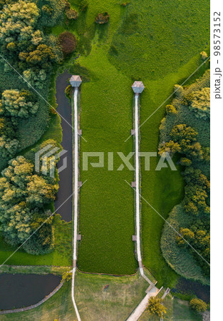 Aerial view of Pateira de Espinhel Aerial view of Pateira de Espinhel 98573152