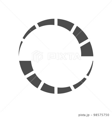 Download sign. Load icon. Data load. Loading bar 98575750