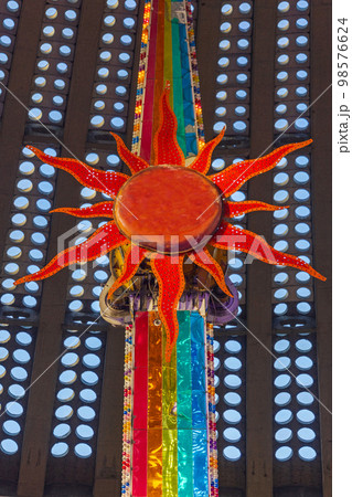 Red Sun Rainbow 98576624