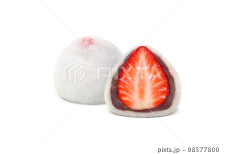 いちご大福 苺大福 イラスト リアル  98577800