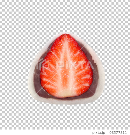 strawberry daifuku strawberry daifuku illustration real strawberry daifuku strawberry daifuku illustration real 98577811