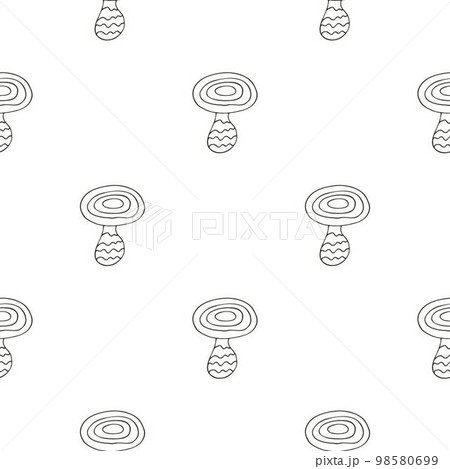 Autumn mood. Illustration in hand draw style. Seamless pattern 98580699