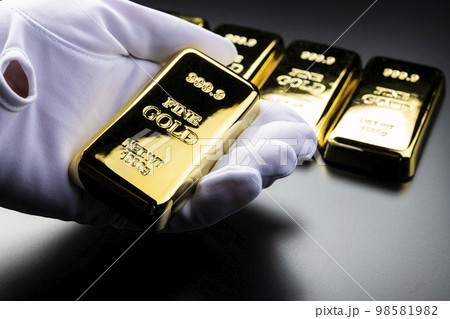金取引のイメージ写真 金取引のイメージ写真 98581982