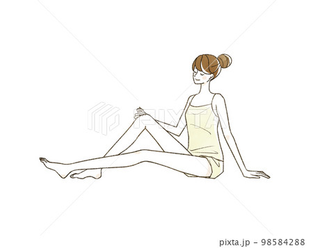 きれいな脚の女性 98584288