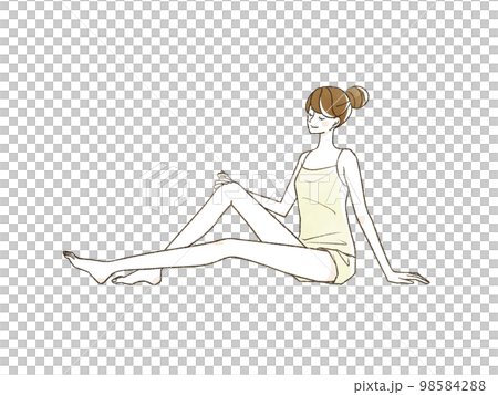 きれいな脚の女性 98584288
