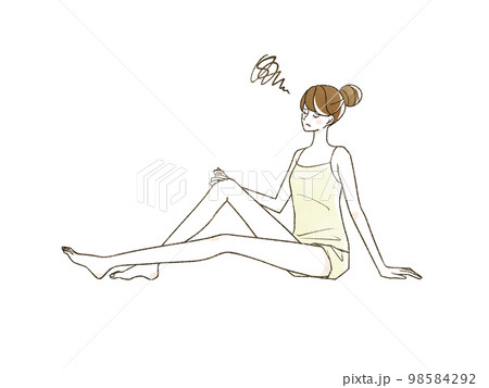 悩んでいる女性 98584292