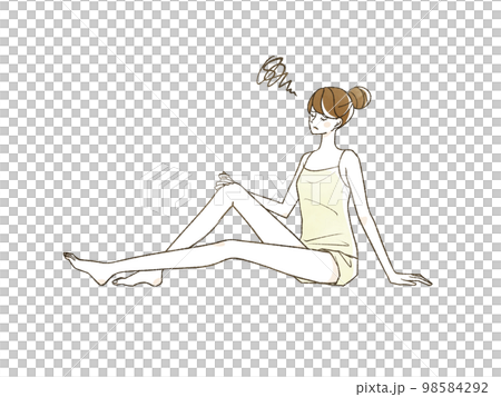 悩んでいる女性 98584292