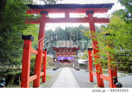 丹生都比売神社　楼門　外鳥居 98585005
