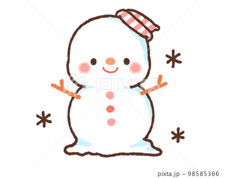 立っている雪だるま 立っている雪だるま 98585366
