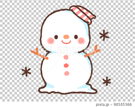 standing snowman standing snowman 98585366