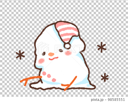 溶けた雪だるまの巨大ボタンのレシピ