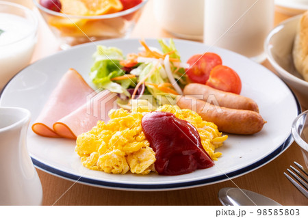 朝食のイメージ〜洋食 朝食のイメージ〜洋食 98585803