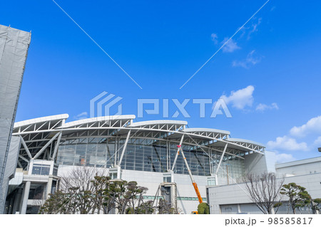 《福岡県》増改築工事中の福岡空港国際線ターミナルビル(2023年1月撮影) 《福岡県》増改築工事中の福岡空港国際線ターミナルビル(2023年1月撮影) 98585817