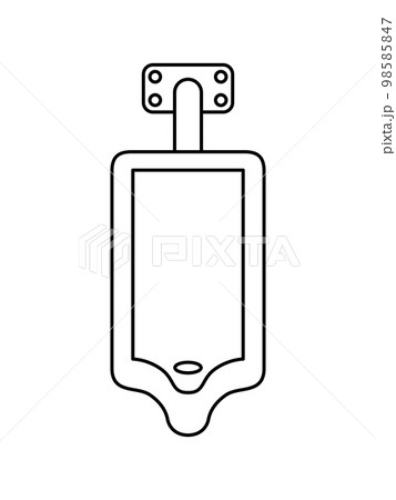 小便器の線画イラスト 小便器の線画イラスト 98585847