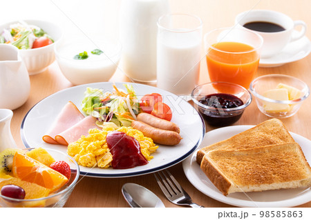 朝食のイメージ〜洋食 朝食のイメージ〜洋食 98585863