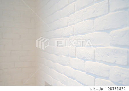 white brick wall background, interior design 98585872