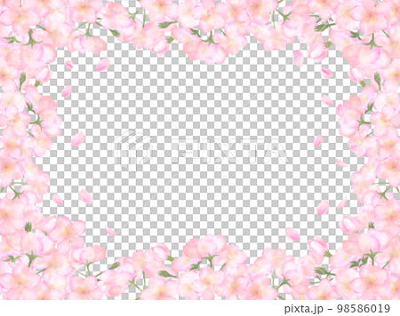 Cherry blossom frame 01 Cherry blossom frame 01 98586019