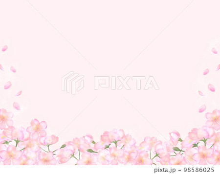 桜のフレーム05 桜のフレーム05 98586025
