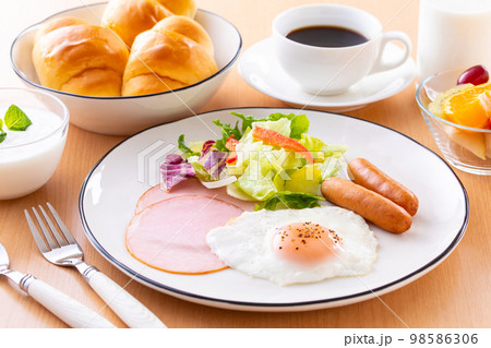 朝食のイメージ〜洋食 朝食のイメージ〜洋食 98586306