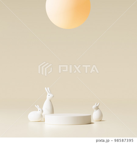 キャラクター ウサギ 新年 98587395