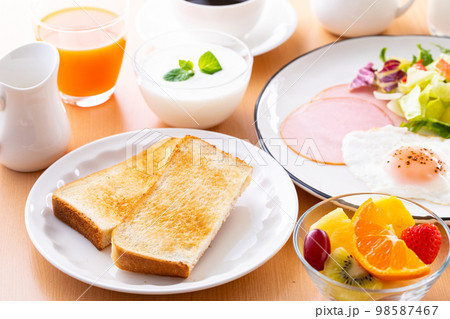 朝食のイメージ〜洋食 朝食のイメージ〜洋食 98587467