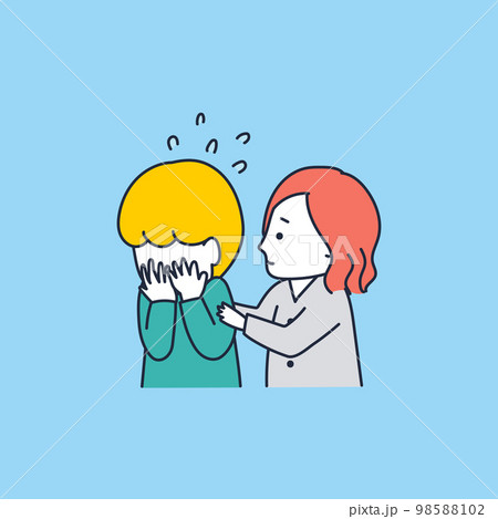私でよければ話聞くよ？なイラスト素材 98588102