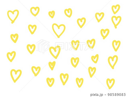 シンプルなハート背景素材 98589083