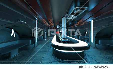 宇宙船内の検査室 宇宙船内の検査室 98589251