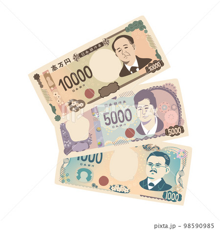 新千円・五千円・一万円札 98590985