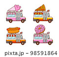 Pizza, Ice cream van, Hot dog, Donut food truck 98591864