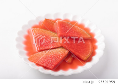 紅心大根の甘酢漬け 98591959