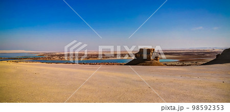 Landscape of hill near Wadi El Rayan,Faiyum, Egypt Landscape of hill near Wadi El Rayan,Faiyum, Egypt 98592353